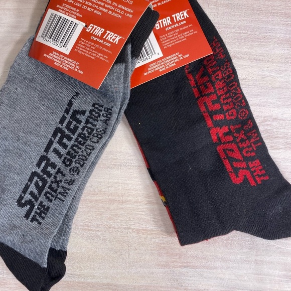Star Trek 2! pairs of men’s crew socks - Picture 2 of 3